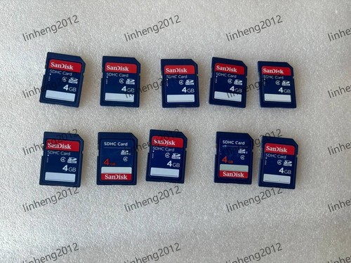 10pcs sandisk sdhc - sdhc, 4gb