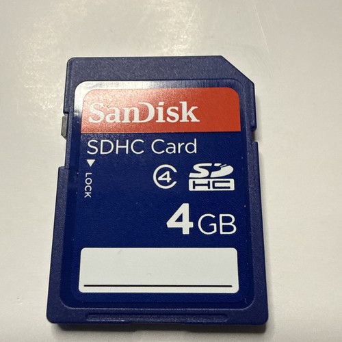 Sandisk sdhc 4gb scheda blu - 4gb,