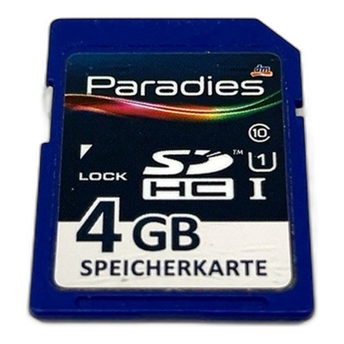Paradies card da 4gb - dm,