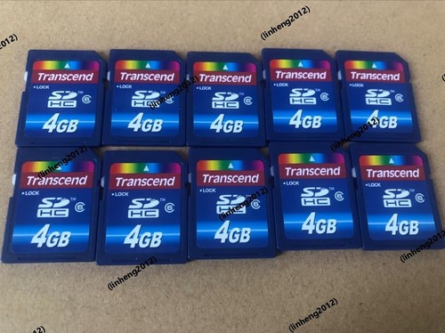 10pcs transcend sdhc 4gb - sdhc,