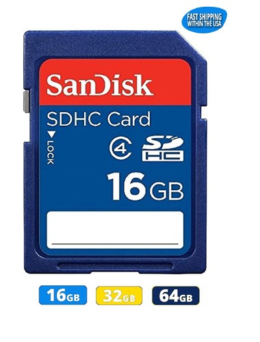 Scheda sandisk 16 gb - sd, 8