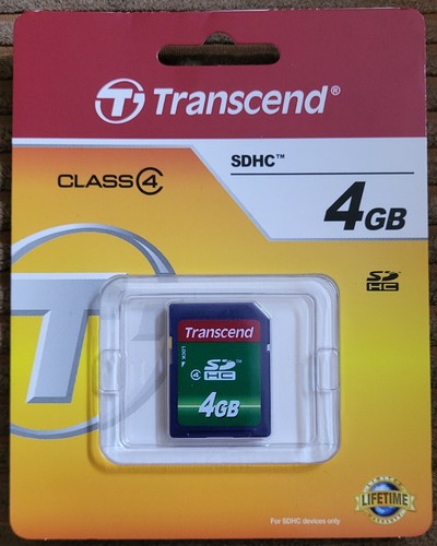 Transcend sdhc 4gb - transcend, scheda