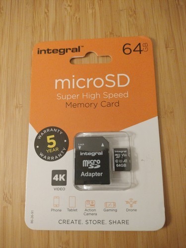 Scheda microsd integrale - microsd, 64gb